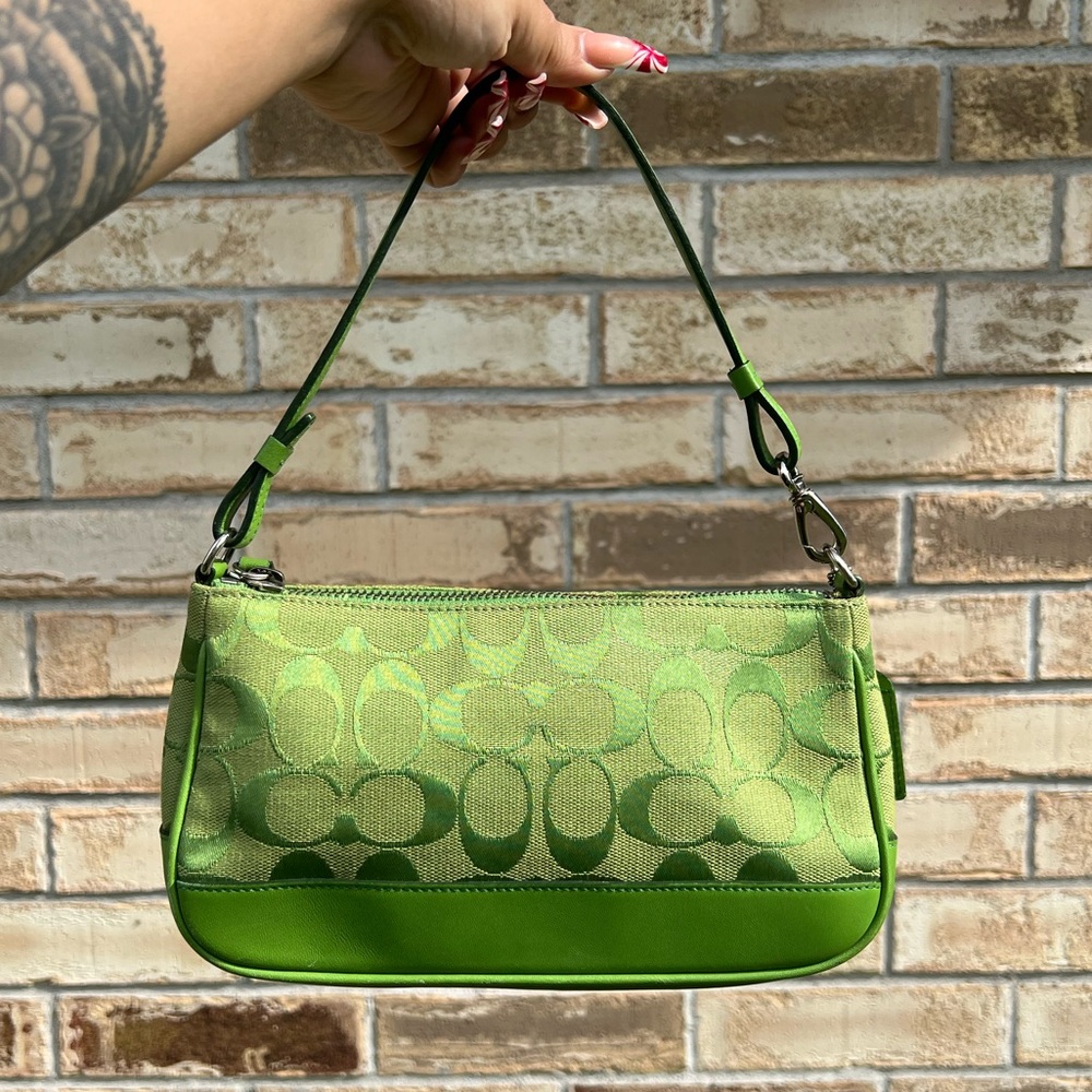 Coach Y2K Green Demi Pochette - Picture 3 of 7